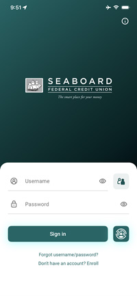 New Login Screen